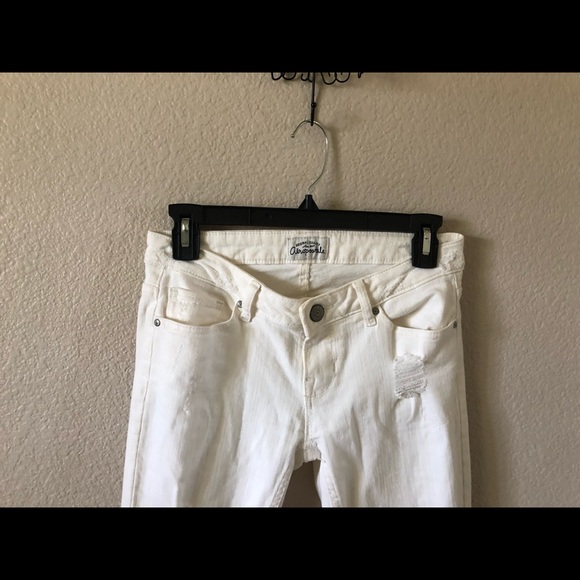 White Ripped Skinny Jeans - Picture 4 of 5